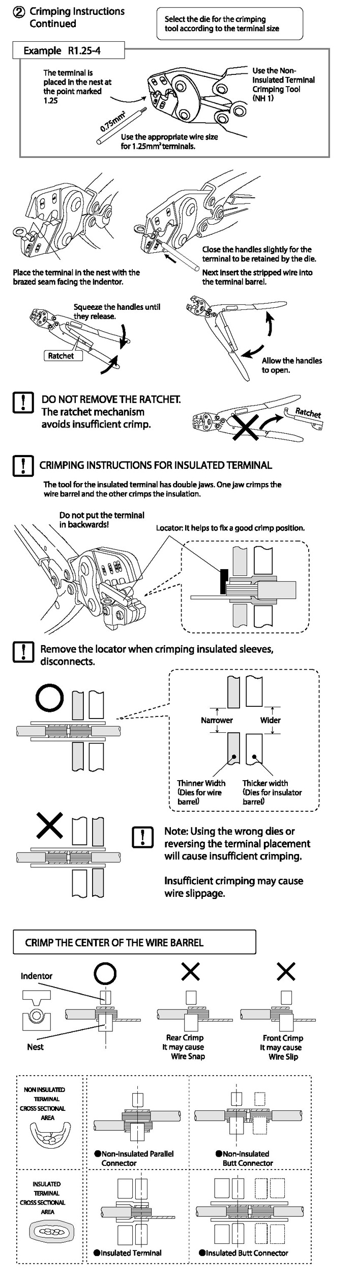 Basic Guide to Terminal Crimping 2. How to Crimp a Terminal